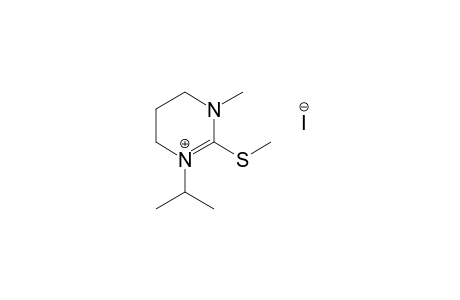 1-isopropyl-3-methyl-2-(methylthio)-1,4,5,6-tetrahydropyrimidinium iodide