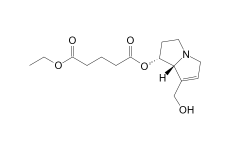 Pentanedioic acid, ethyl 2,3,5,7a-tetrahydro-7-(hydroxymethyl)-1H-pyrrolizin-1-ylester, (1R-trans)-