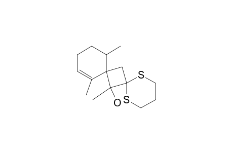 1,5-Dithiadispiro[5.1.5.1]tetradec-9-en-7-ol, 7,9,13-trimethyl-