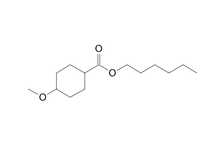 Cyclohexanecarboxylic acid, 4-methoxy-, hexyl ester