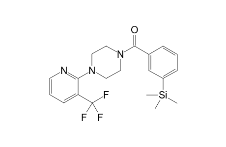 (4-(3-(Trifluoromethyl)pyridin-2-yl)piperazin-1-yl)(3-(trimethylsilyl)phenyl)methanone