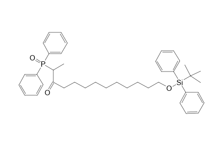 13-Tert-butyldiphenylsilyloxy-2-diphenylphosphinoyltridecan-3-one