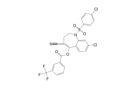 8-chloro-1-[(p-chlorophenyl)sulfonyl]-2,3-dihydro-5-hydroxy-1H-1-benzazepine-4-carbonitrile, alpha,alpha,alpha-trifluoro-m-toluate (ester)