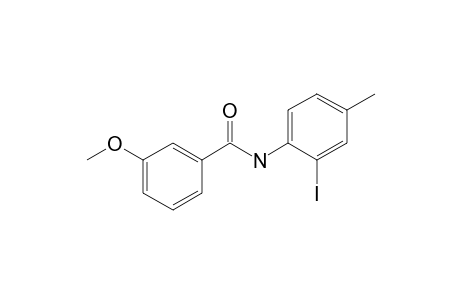 Benzamide, N-(2-iodo-4-methylphenyl)-3-methoxy-