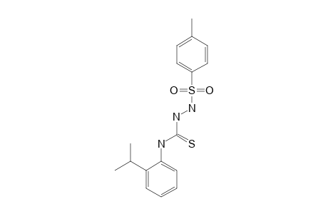 4-(o-cumenyl)-3-thio-1-(p-tolylsulfonyl)semicarbazide