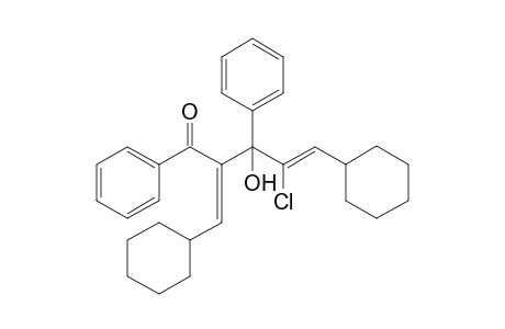 (Z,Z)-4-Chloro-5-cyclohexyl-2-cyclohexylmethylene-3-hydroxy-1,3-diphenylpent-4-en-1-one