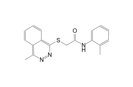 acetamide, N-(2-methylphenyl)-2-[(4-methyl-1-phthalazinyl)thio]-