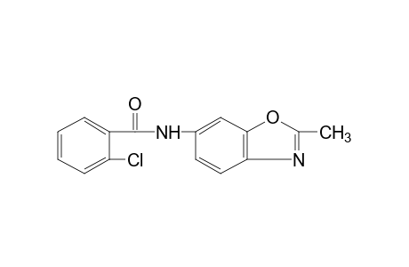 o-chloro-N-(2-methyl-6-benzoxazolyl)benzamide