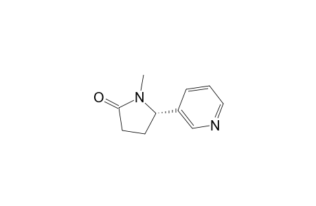 2-Pyrrolidinone 1-methyl-5-(3-pyridinyl)- (S)