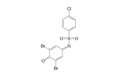 N-(4-Chlorophenylsulfonyl)imino-3,5-dibromobenzen-4-one
