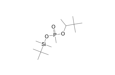 tert-Butyl(dimethyl)silyl 1,2,2-trimethylpropyl methylphosphonate