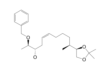 [(2R,3S,10S,5Z)-2-Benzyloxy-10-[(4R)-2,2-dimethyl-1,3-dioxolan-4-yl]undec-5-en-3-ol