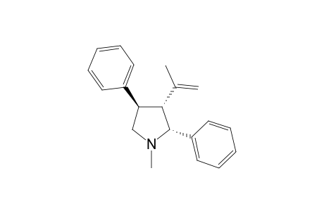 (2R,3S,4R)-3-ISOPROPENYL-1-METHYL-2,4-DIPHENYLPYRROLIDINE;MAJOR-ISOMER