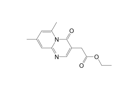 4H-Pyrido[1,2-a]pyrimidine-3-acetic acid, 6,8-dimethyl-4-oxo-, ethyl ester