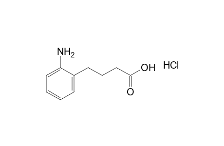 4-(o-aminophenyl)butyric acid, hydrochloride