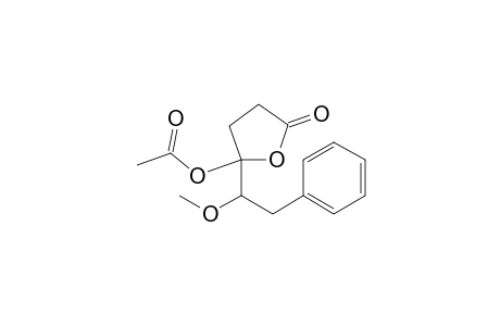 4-Acetoxy-4-(2-phenyl-1-methoxyethyl)-4-butanolide