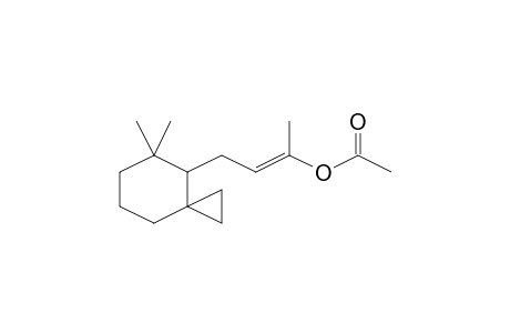 Acetic acid, 3-(5,5-dimethyl-spiro[2.5]oct-4-yl)-1-methyl-propenyl ester