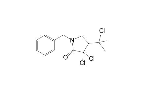 1-Benzyl-3,3-dichloro-4-(1-chloro-1-methyl-ethyl)pyrrolidin-2-one