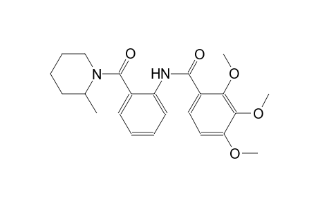 benzamide, 2,3,4-trimethoxy-N-[2-[(2-methyl-1-piperidinyl)carbonyl]phenyl]-