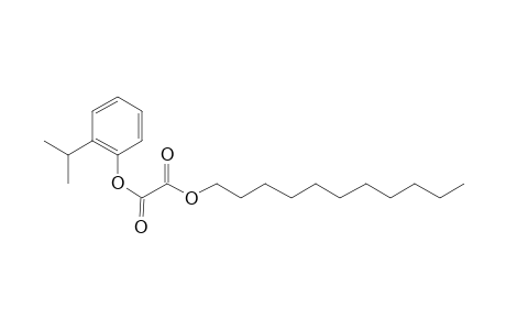 Oxalic acid, 2-isopropylphenyl undecyl ester