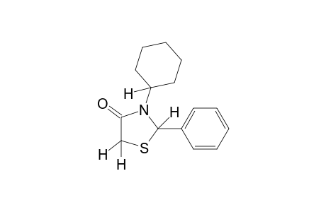3-cyclohexyl-2-phenyl-4-thiazolidinone