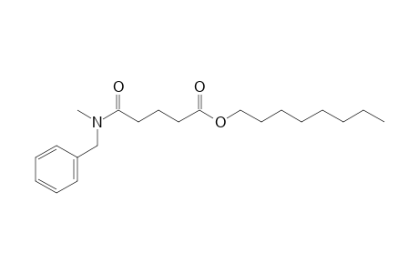 Glutaric acid, monoamide, N-methyl-N-benzyl-, octyl ester