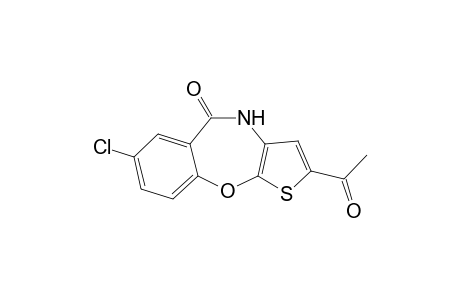 2-Acetyl-7-chloro-4H-thieno[2,3-b][1,4]benzoxazepin-5-one