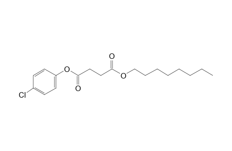 Succinic acid, 4-chlorophenyl octyl ester