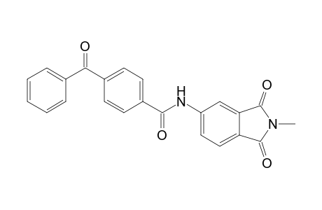 4-Benzoyl-N-(2-methyl-1,3-dioxo-2,3-dihydro-1H-isoindol-5-yl)benzamide