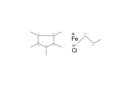 Iron, (.eta.-3-butenyl)(chloro)(.eta.-5-pentamethylcyclopentadienyl)-