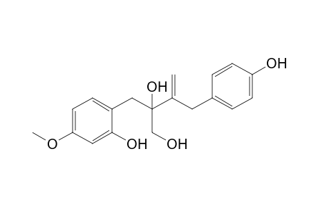 THANNILIGAN;2-(2-HYDROXY-4-METHOXYBENZYL)-3-(4-HYDROXYBENZYL)-BUT-3-ENE-1,2-DIOL