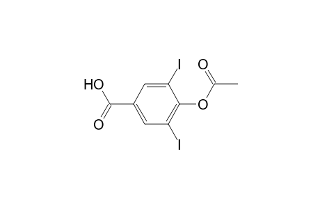 4-Acetoxy-3,5-diiodo-benzoic acid