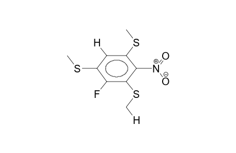 1-NITRO-5-FLUORO-2,4,6-TRI(METHYLTHIO)BENZENE