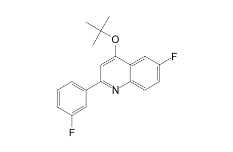 4-tert-butoxy-6-fluoro-2-(3-fluorophenyl)quinoline