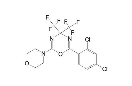 2-(2,4-dichlorophenyl)-6-(4-morpholinyl)-4,4-bis(trifluoromethyl)-4H-1,3,5-oxadiazine