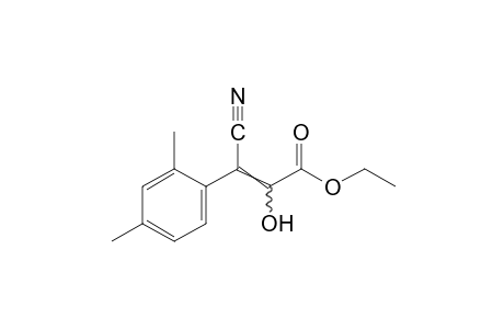 beta-CYANO-2,4-DIMETHYL-alpha-HYDROXYCINNAMIC ACID, ETHYL ESTER