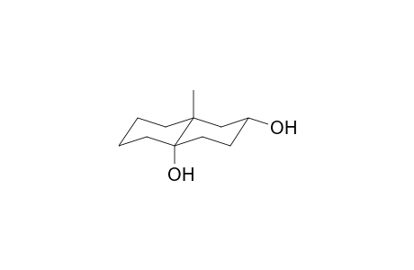 2,4A(2H)-NAPHTHALENEDIOL, OCTAHYDRO-8A-METHYL-