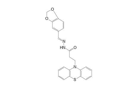 10-PHENOTHIAZINEPROPIONIC ACID, PIPERONYLIDENEHYDRAZIDE