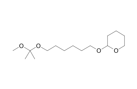 2-[6-(1-Methoxy-1-methyl-ethoxy)hexoxy]tetrahydropyran