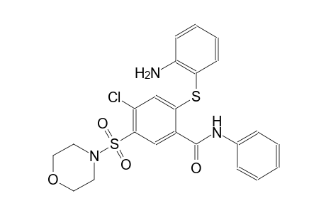 benzamide, 2-[(2-aminophenyl)thio]-4-chloro-5-(4-morpholinylsulfonyl)-N-phenyl-