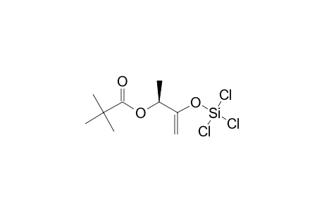 (S)-[1-METHYL-2-[(TRICHLOROSILYL)-OXY]-2-PROPENYL]-2,2-DIMETHYLPROPANOATE