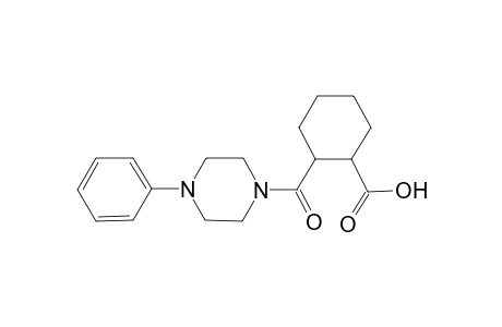 2-[(4-Phenyl-1-piperazinyl)carbonyl]cyclohexanecarboxylic acid