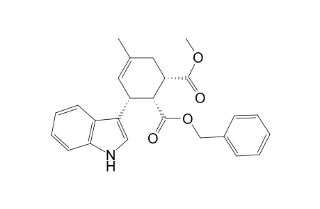 4-Cyclohexene-1,2-dicarboxylic acid, 3-(1H-indol-3-yl)-5-methyl-, 1-methyl 2-phenylmethyl ester, (1.alpha.,2.alpha.,3.alpha.)-(.+-.)-
