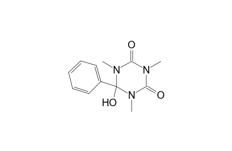 dihydro-6-hydroxy-6-phenyl-1,3,5-trimethyl-s-triazine-2,4(1H,3H)-dione