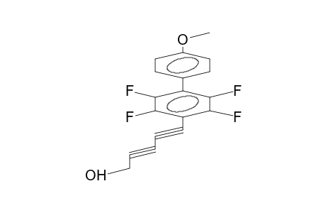 5-[PARA-(4-METHOXYPHENYL)TETRAFLUOROPHENYL]PENTA-2,4-DIYN-1-OL