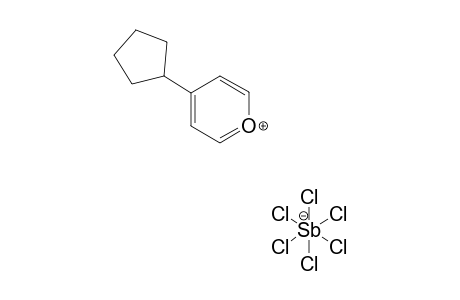 4-CYCLOPENTYL-PYRYLIUM-HEXACHLORO-ANTIMONATE