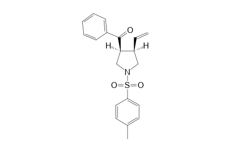 ((+-)-(3S,4R)-3-benzoyl-4-ethenyl-1-[(4-methylphenyl)sulfonyl]-pyrrolidine