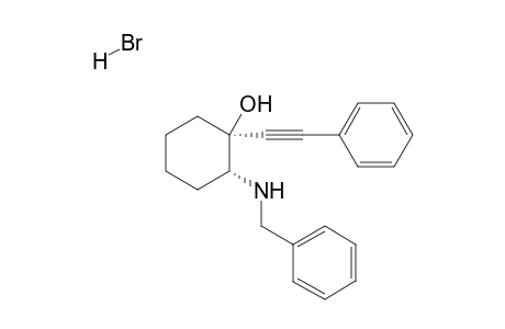 (1RS,2SR)-2-(benzylamino)-1-(phenylethynyl)cyclohexanol hydrobromide