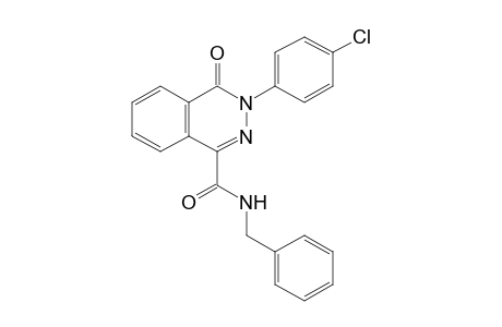 N-BENZYL-3-(p-CHLOROPHENYL)-3,4-DIHYDRO-4-OXO-1-PHTHALAZINECARBOXAMIDE