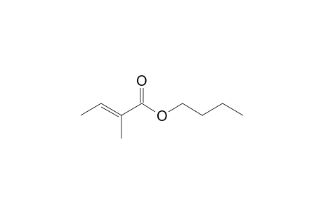 2-Butenoic acid, 2-methyl-, butyl ester, (E)-